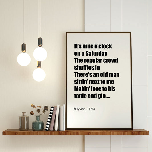 music quote print